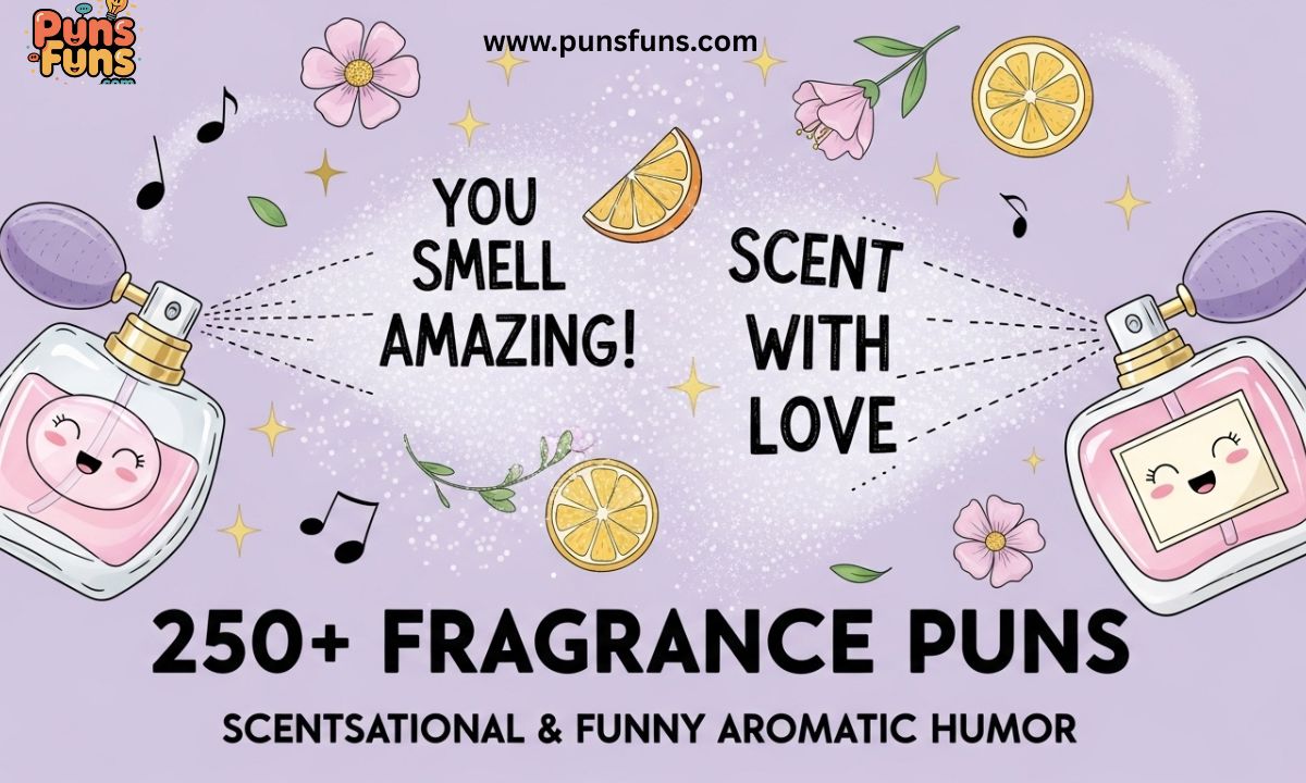 250+ Fragrance Puns Scentsational & Funny Aromatic Humor