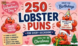 250 Lobster Puns for Valentine's Day