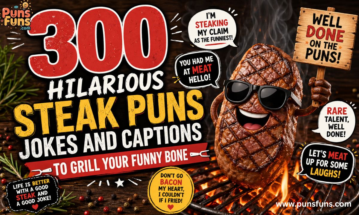 300 Hilarious Steak Puns Jokes and Captions to Grill Your Funny Bone
