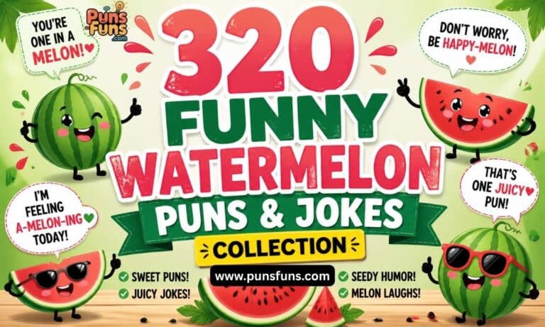 320 Funny Watermelon Puns & Jokes Collection