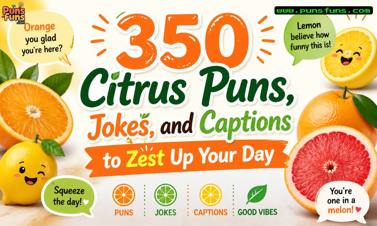 350 Citrus Puns, Jokes, and Captions to Zest Up Your Day