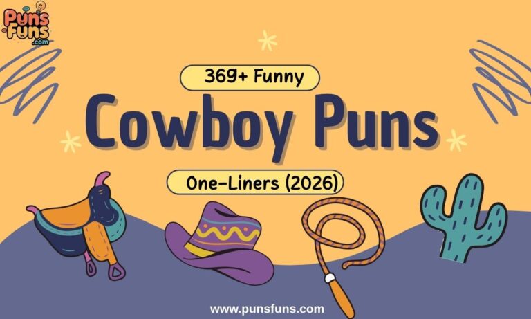 369+ Funny Cowboy Puns One-Liners (2026)