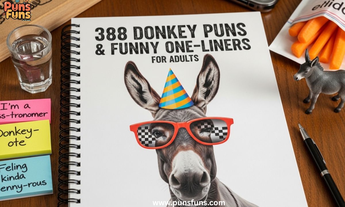 388 Donkey Puns & Funny One-Liners For Adults Captions Instagram