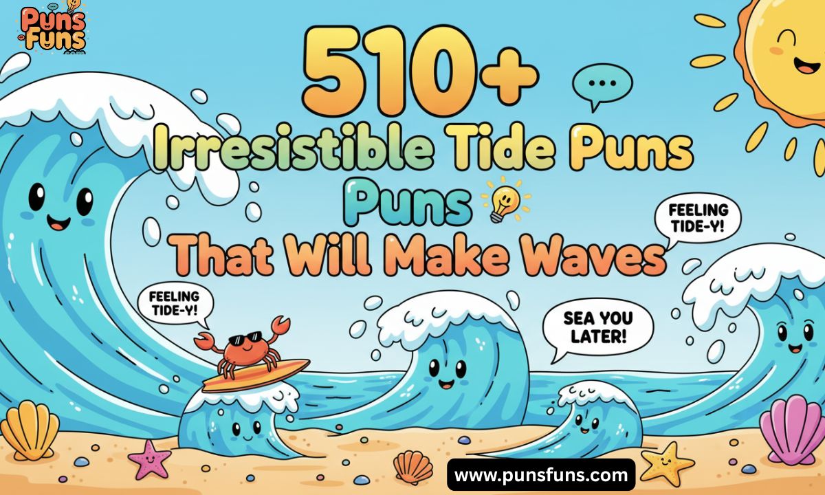 510+ Irresistible Tide Puns That Will Make Waves — Hilarious One-Liners You'll Love