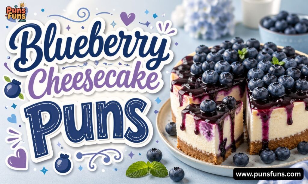 Blueberry Cheesecake Puns