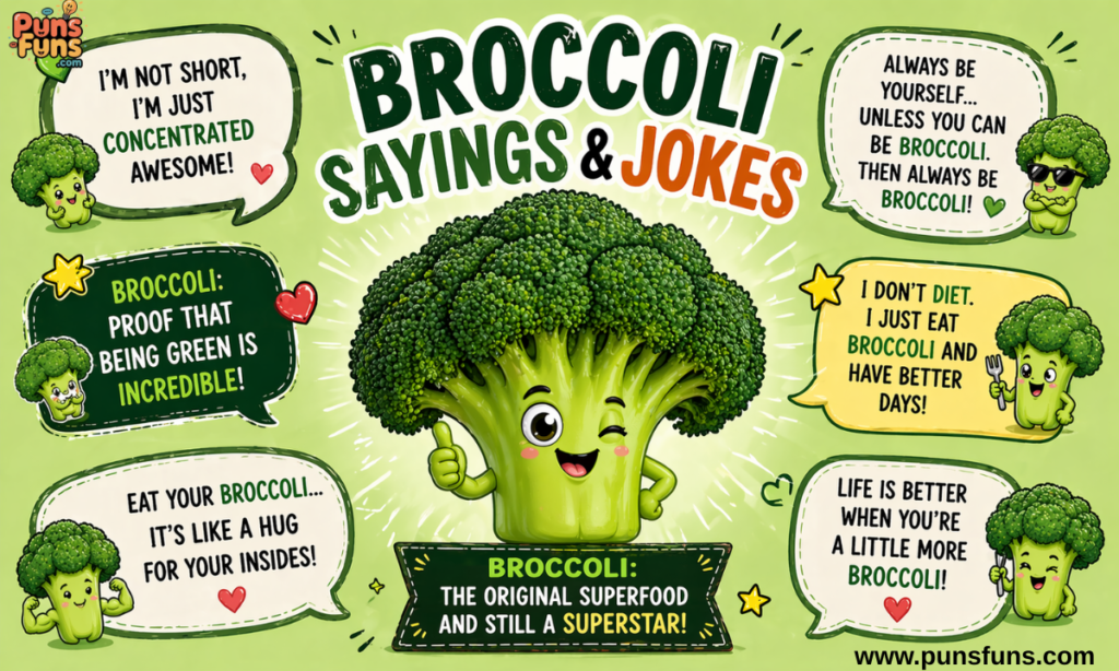 Broccoli Sayings & Jokes