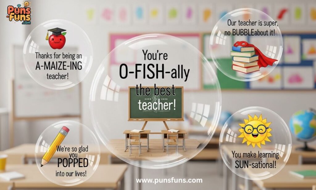 Bubble Puns For Teachers 