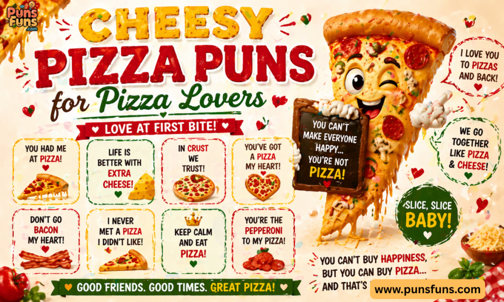 Cheesy Pizza Puns for Pizza Lovers