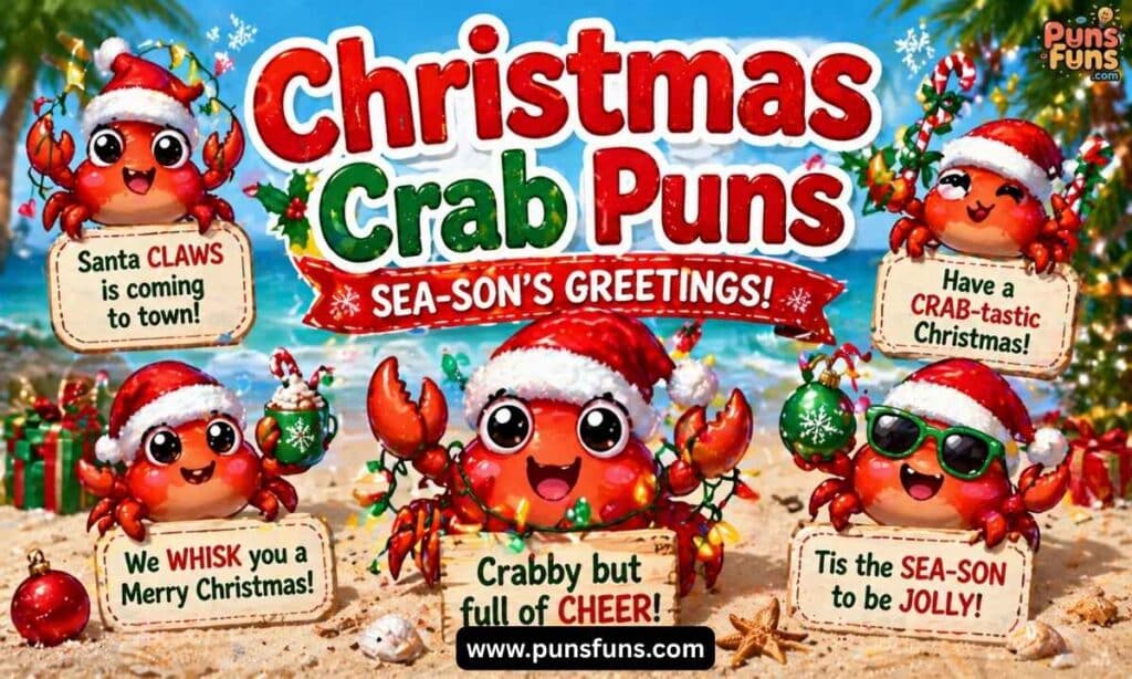 Christmas Crab Puns