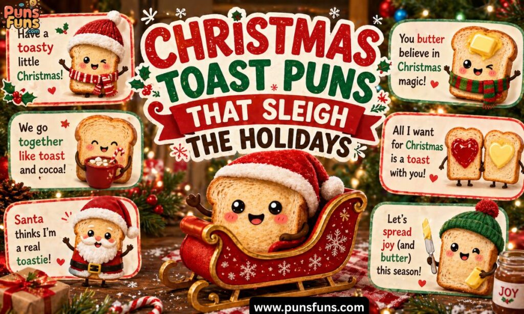 Christmas Toast Puns That Sleigh the Holidays