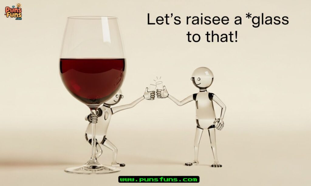 Classy & Sassy Glass Puns 🍸