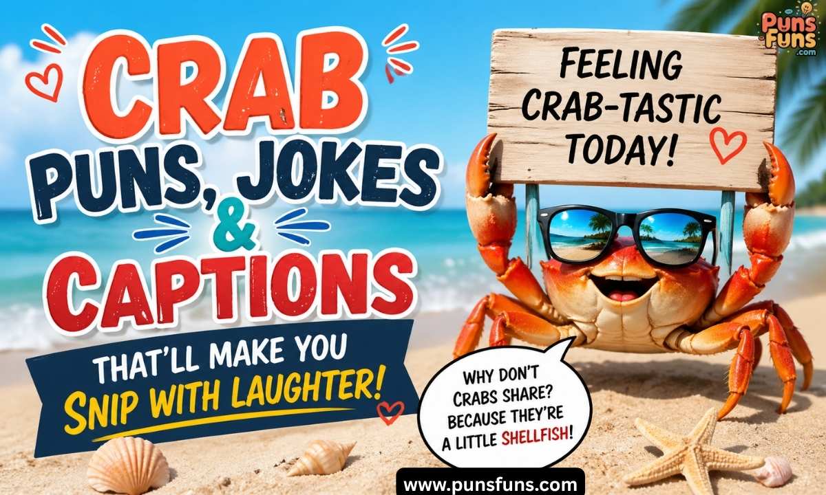 Crab Puns, Jokes & Captions That’ll Make You Snip With Laughter
