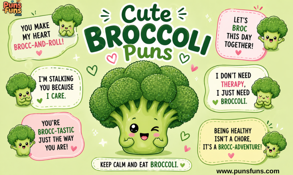 Cute Broccoli Puns