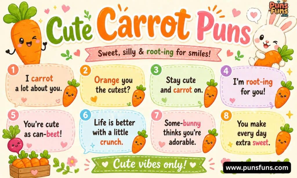 Cute Carrot Puns