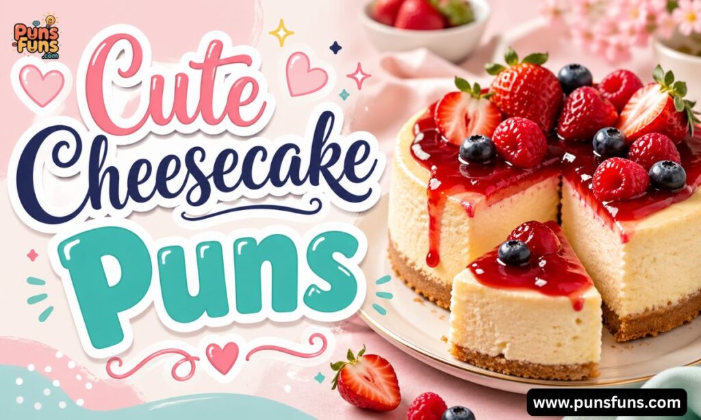 Cute Cheesecake Puns