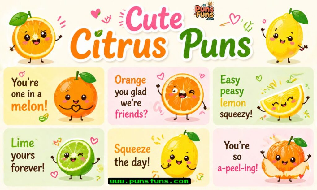 Cute Citrus Puns