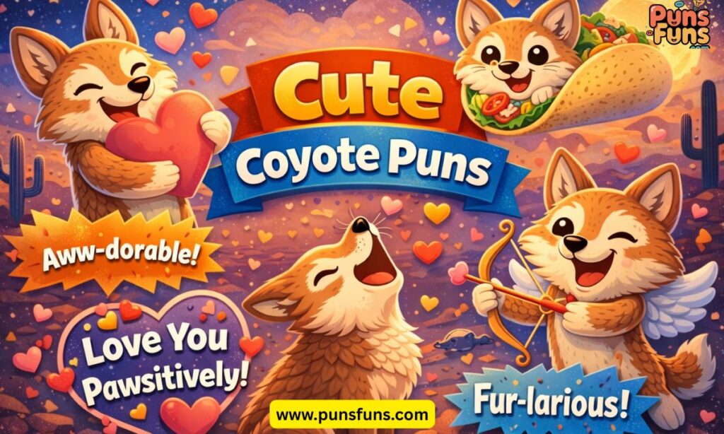 Cute Coyote Puns