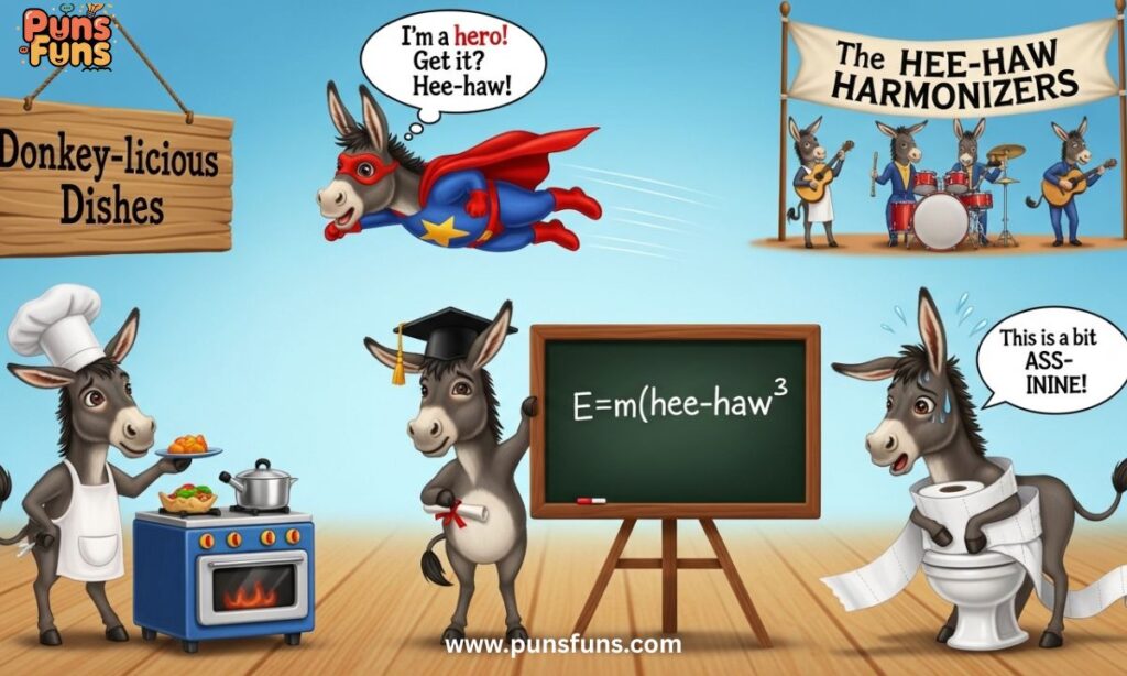 Cute Donkey Puns