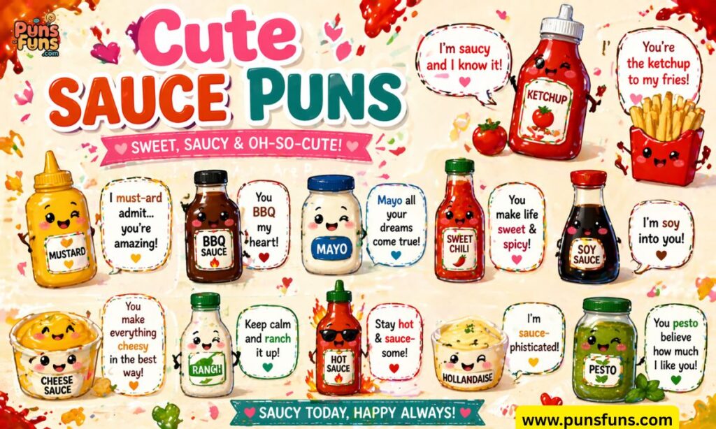 Cute Sauce Puns