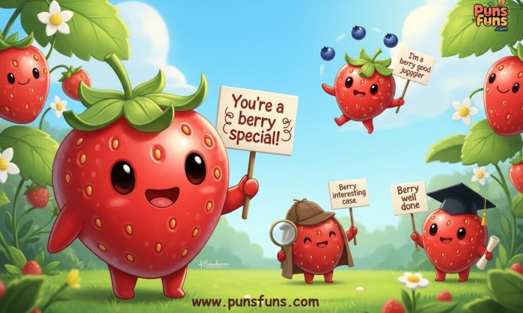 Cute Strawberry Puns