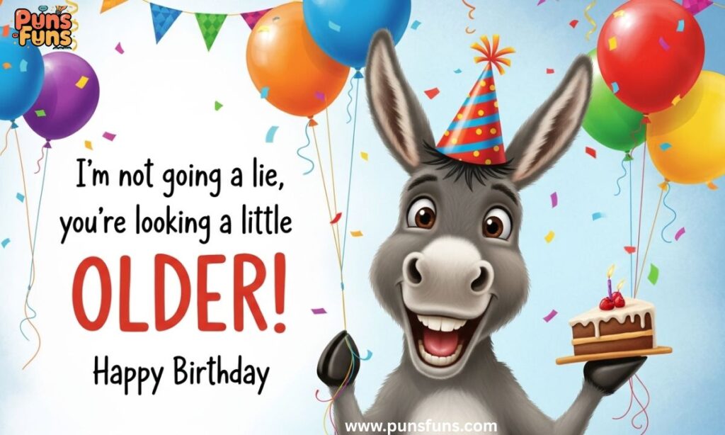 
Donkey Birthday Puns

