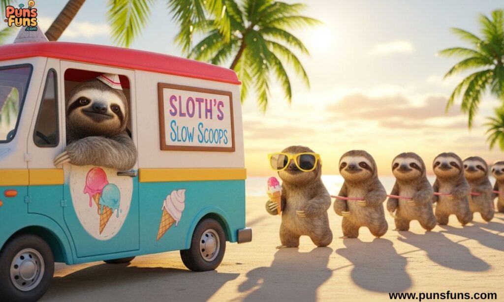 Funny Sloth Scenarios