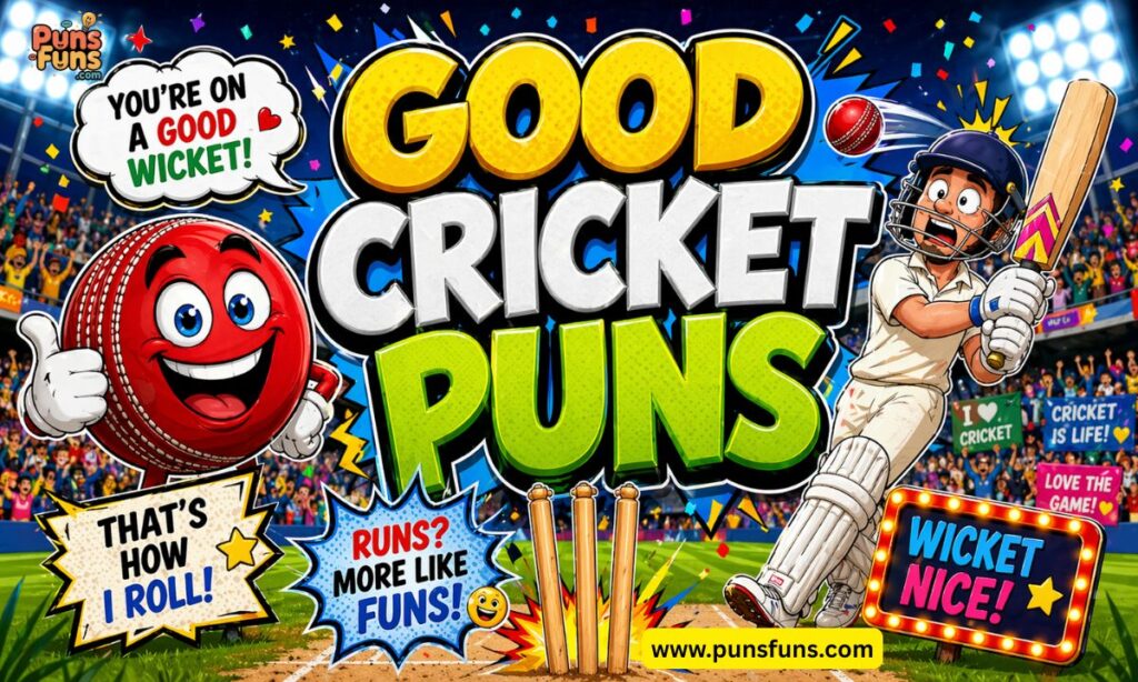 Good Cricket Puns