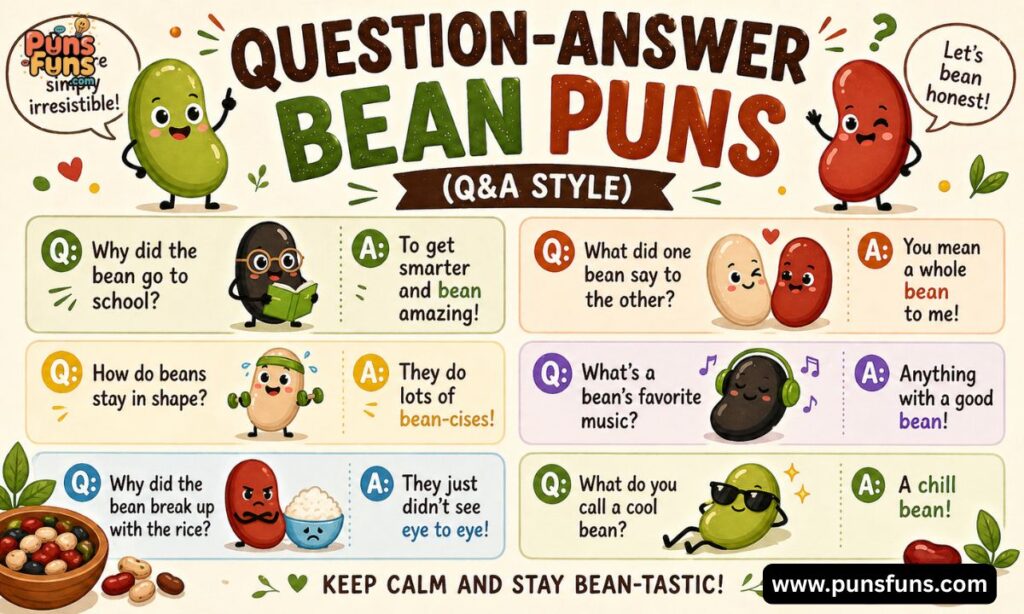 Question-Answer Bean Puns