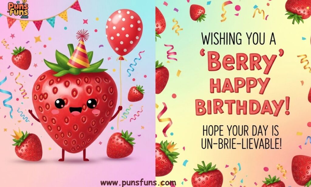 Strawberry Birthday Puns