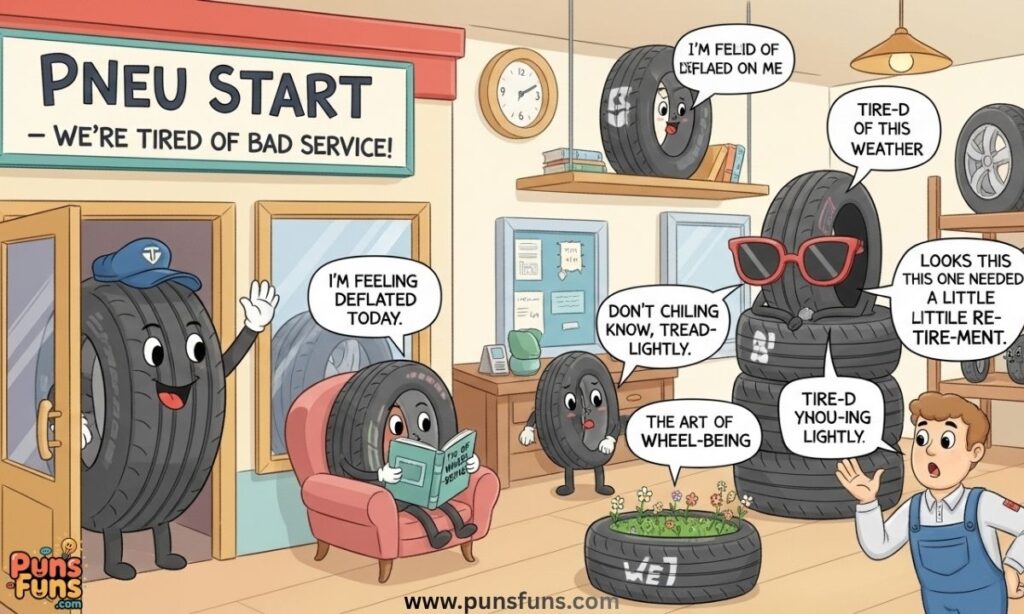 Tire Shop Puns