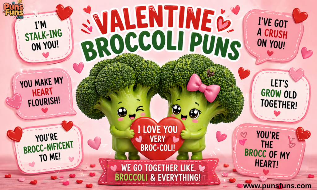 Valentine Broccoli Puns
