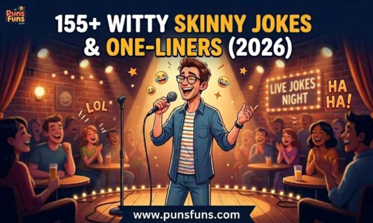 155+ Witty Skinny Jokes One-Liners (2026)