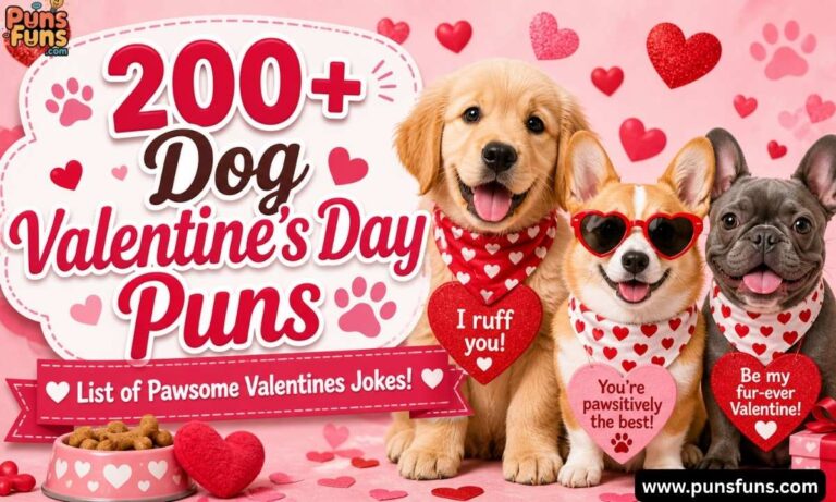 200+ Dog Valentine's Day Puns List of Pawsome Valentine's Jokes!