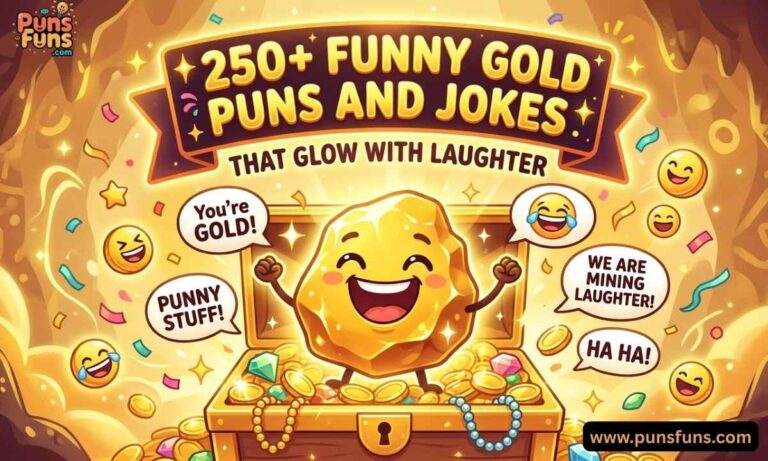 250+ Funny Gold Puns and Jokes That Glow with Laughter