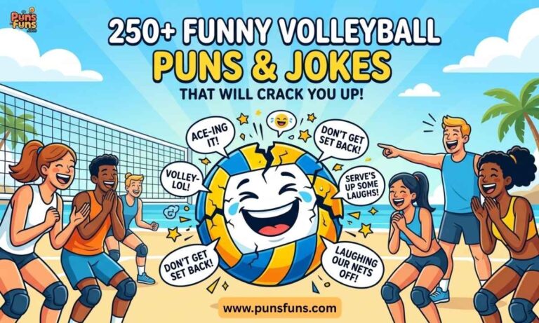 250+ Funny Volleyball Puns and Jokes That Will Crack You Up