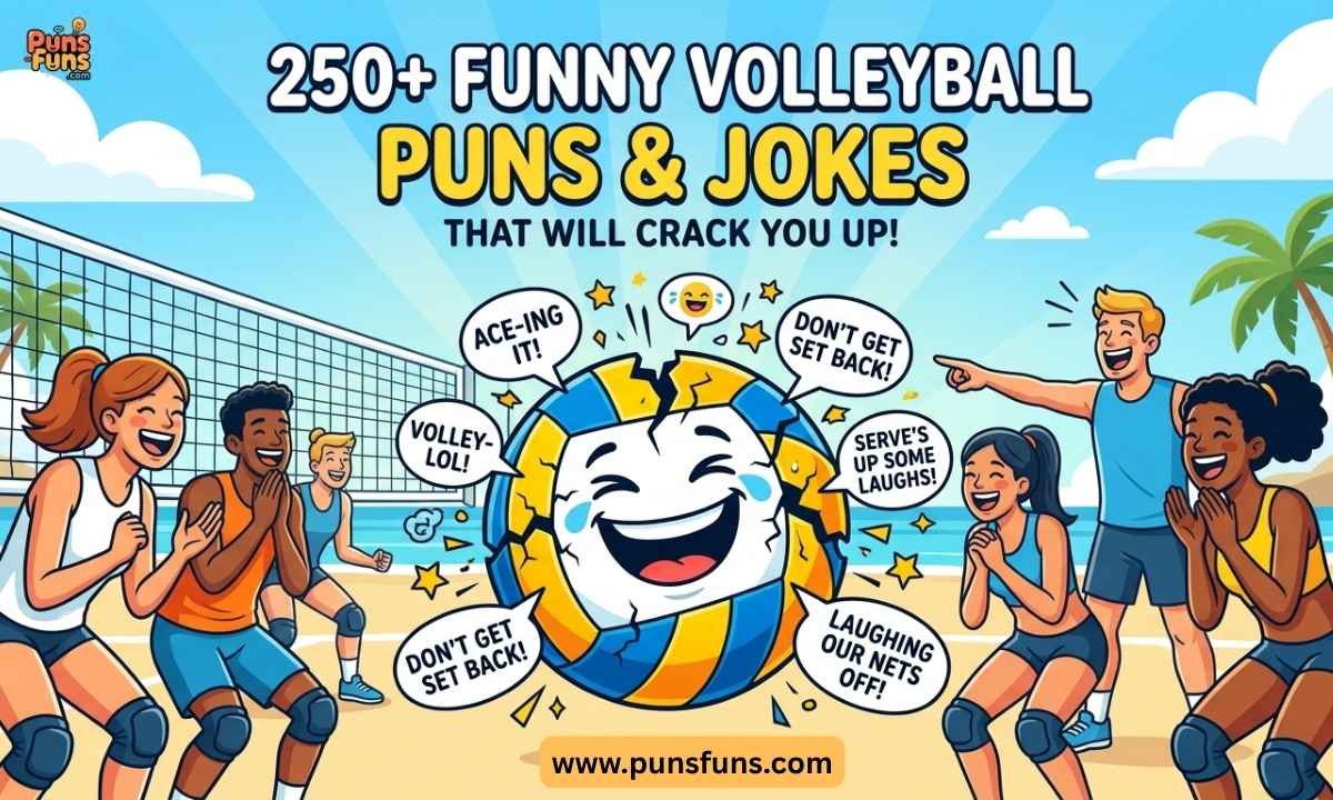 250+ Funny Volleyball Puns and Jokes That Will Crack You Up