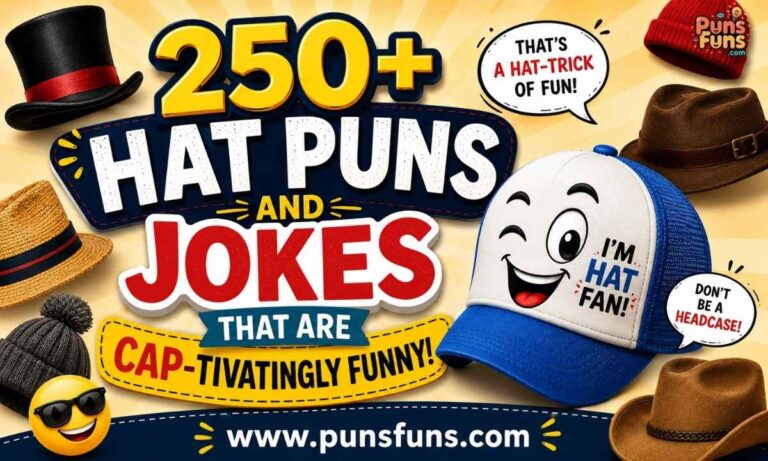 250+ Hat Puns and Jokes That Are Cap-tivatingly Funny