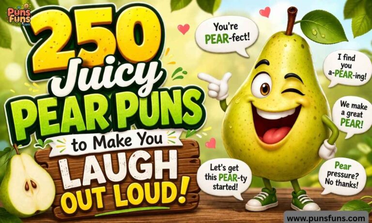 250 Juicy Pear Puns to Make You Laugh Out Loud!
