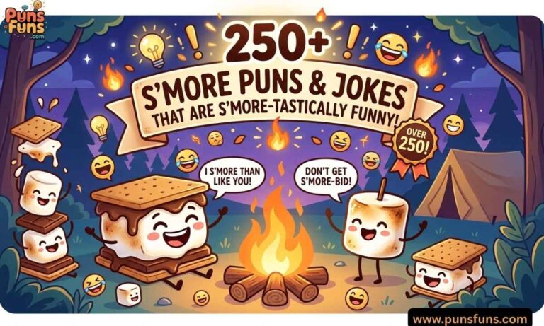 250+ S'more Puns and Jokes That Are S'more-tastically Funny