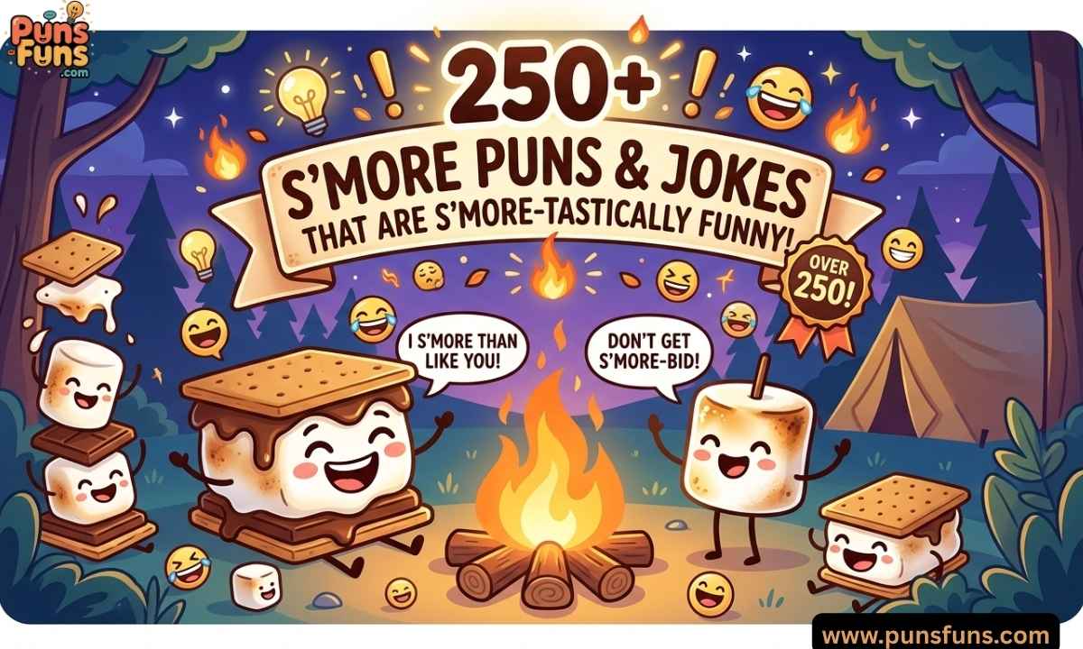 250+ S'more Puns and Jokes That Are S'more-tastically Funny