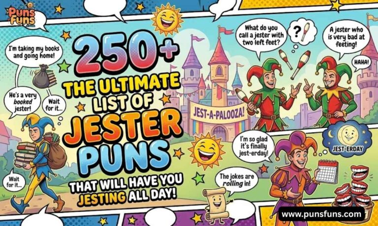 250+ The Ultimate List of Jester Puns That Will Have You Jesting All Day!