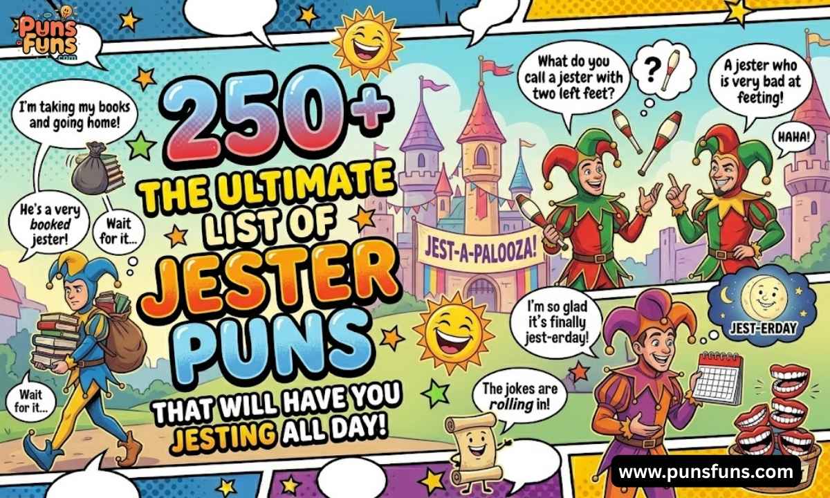 250+ The Ultimate List of Jester Puns That Will Have You Jesting All Day!