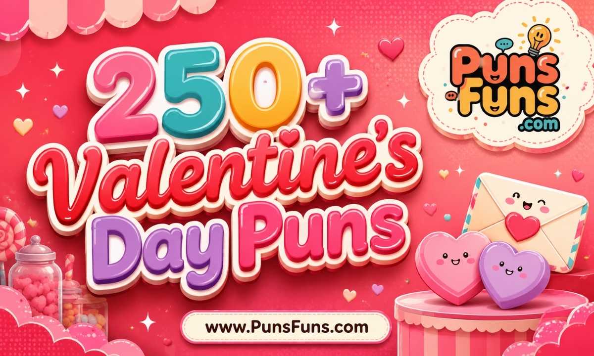250+ Valentines Day Puns