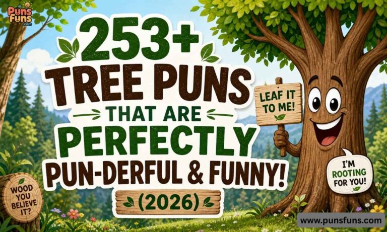 253+ Tree Puns That Are Perfectly Pun-derful & Funny! (2026)