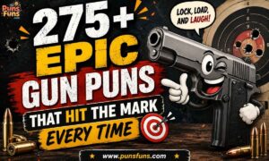 275+ Epic Gun Puns That Hit the Mark Every Time 🎯 (2026)