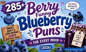 285+ Berry Funny Blueberry Puns
