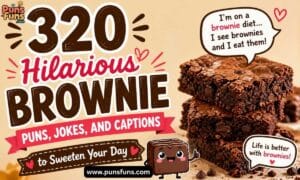 320 Hilarious Brownie Puns, Jokes, and Captions to Sweeten Your Day
