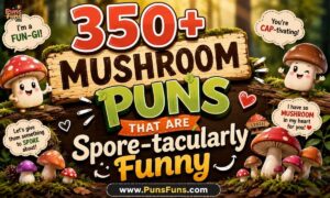 350+ Mushroom Puns That Are Spore-tacularly Funny (2026)