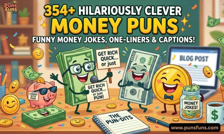 354+ Hilariously Clever Money Puns Funny Money Jokes, One-Liners & Captions
