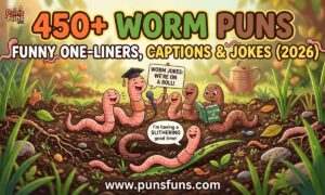 450+ Worm Puns: Funny One-Liners, Captions & Jokes (2026)